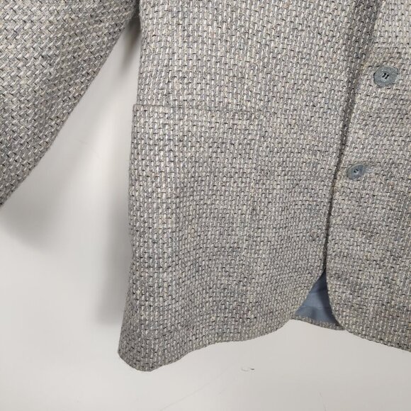 Nino Cerruti Men's Blazer Jacket Size 42L Wool Linen Sport's Quiet Luxury - Picture 2 of 10